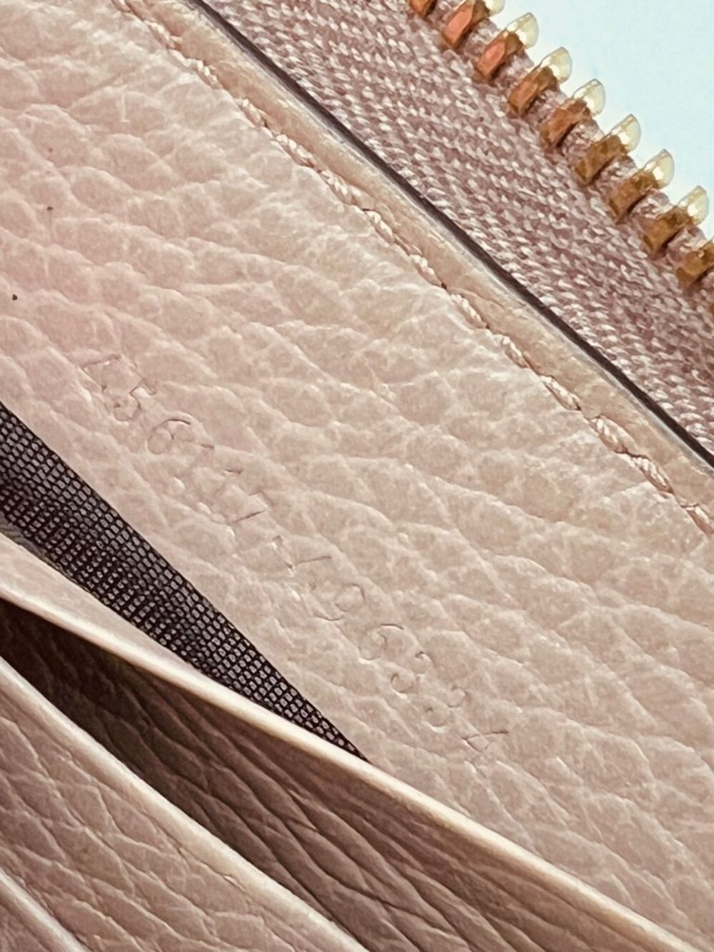 Gucci GG Marmont Zip Around Wallet Porcelain Rose - Picture 6 of 13